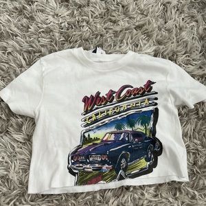 RARE BRANDY MELVILLE Graphic Crop Tee NWT